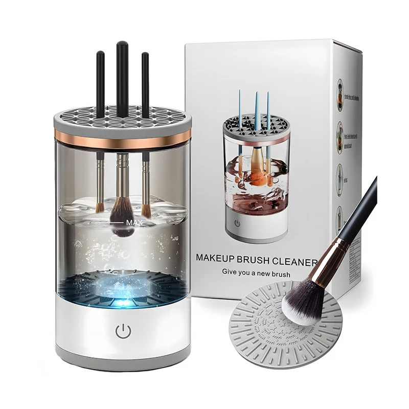 Rinsella brush cleaner with its box and silicone pad